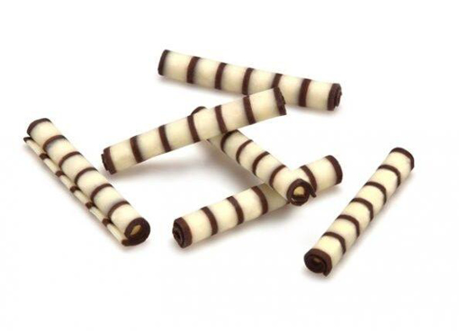 Picture of Decotube 10cm milk/white