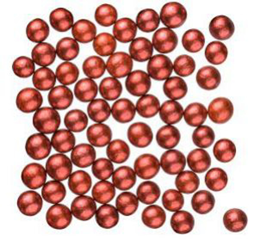 Ruby sugar pearls
