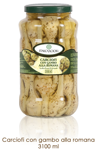 Picture of Roman-Style Artichokes with Stems